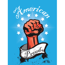 Yard Sign, American Proud 18x24