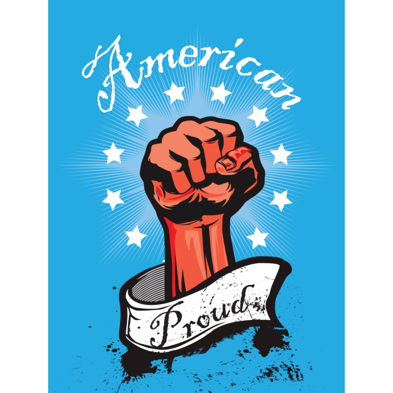 Yard Sign, American Proud 18x24