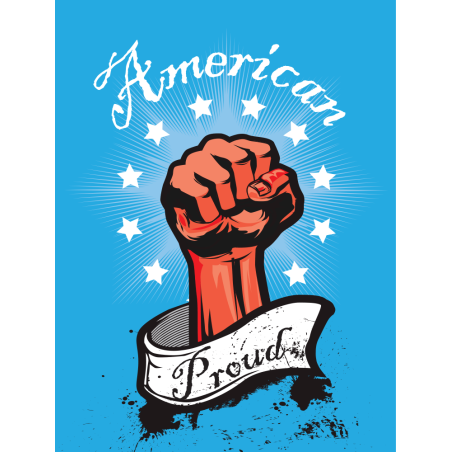 Yard Sign, American Proud 18x24