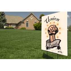 Yard Sign, Union Proud 18x24