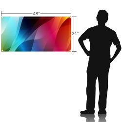 Full-Color Custom Vinyl Banner, Choose a Size
