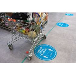 Floor Decal, Social Distancing, Choose From 5 Designs