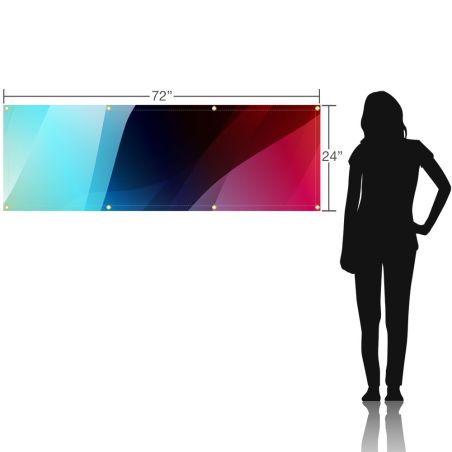 Custom Printed 6x2 Full Color Vinyl Banner
