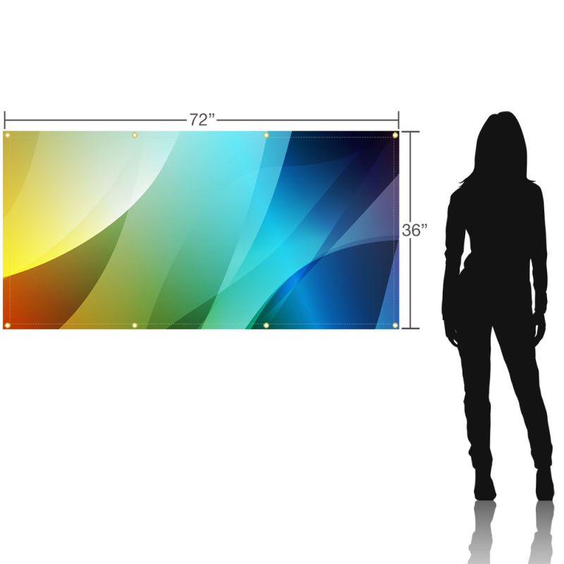 Custom Printed 6x3 Full Color Vinyl Banner