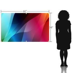 Custom Printed 5x3 Full Color Vinyl Banner