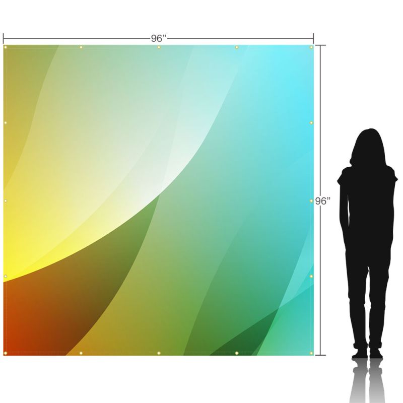 Custom Printed 8x8 Full Color Banner