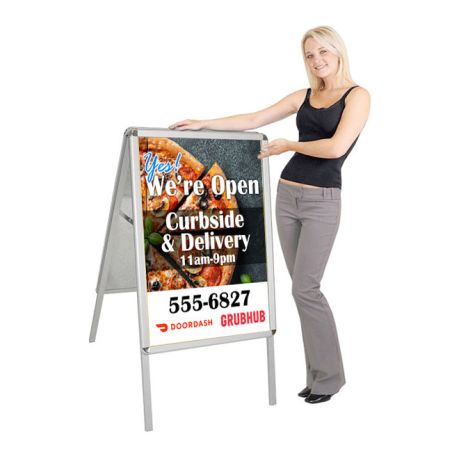 Synergy A-Frame Sign with Graphics