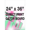 Direct print on gator board