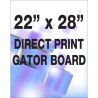 Direct print on gator board