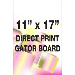 Direct print on gator board