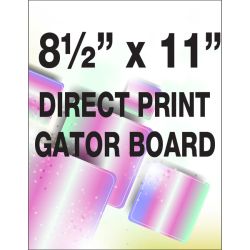 Direct print on gator board