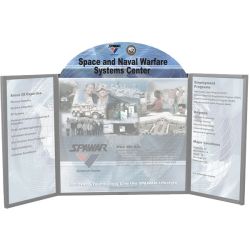 Curved header for Voyager displays