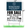 Full Color 18 x 24 Custom Printed Yard Signs