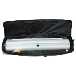 Barracuda 800 retractable banner stand in its case