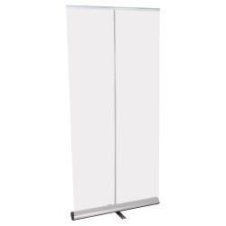 Contender Mega retractable banner stand assembled