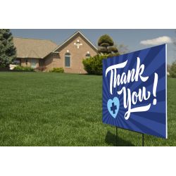 Yard Sign, Thank You 24x18