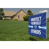 Yard Sign, Protect Yourself Gloves 24x18