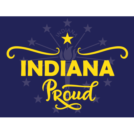 Yard Sign, Indiana Proud 24x18